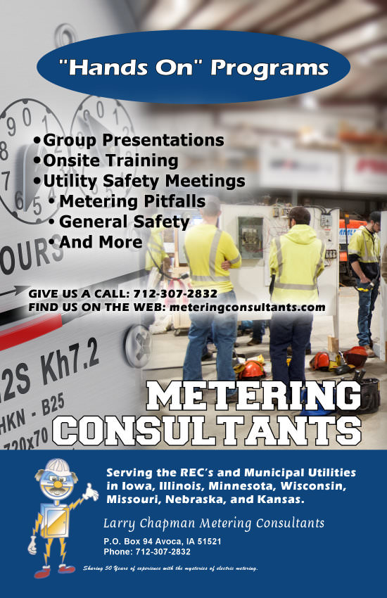Chapman Metering offers Calsses Group Presentations, Onsite Training, Utility Safety Meeteings, Metering Pitfalls, Generagl Safety and More